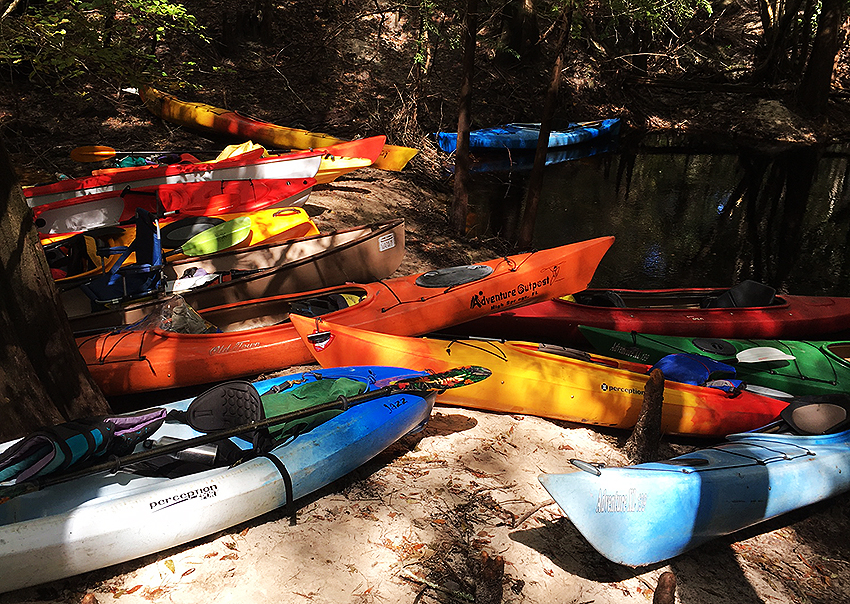 PADDLEOCT SANDY In: A Visit to the Land of the Capybaras | Our Santa Fe River, Inc. (OSFR) | Protecting the Santa Fe River paddleoct-sandy