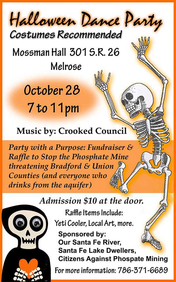 halloween partymelrose In: Fundraiser to Stop Phosphate Mine | Our Santa Fe River, Inc. (OSFR) | Protecting the Santa Fe River halloween partymelrose In: Fundraiser to Stop Phosphate Mine | Our Santa Fe River, Inc. (OSFR) | Protecting the Santa Fe River