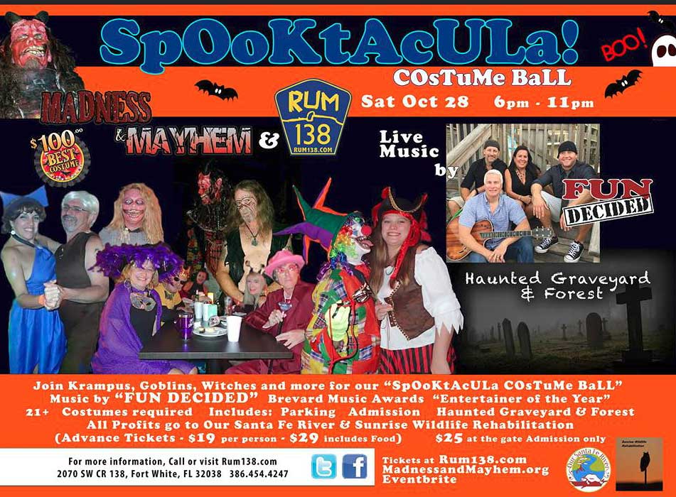 spooktacular In: TWO PARTIES/FUNDRAISERS HELP STOP THE MINE | Our Santa Fe River, Inc. (OSFR) | Protecting the Santa Fe River