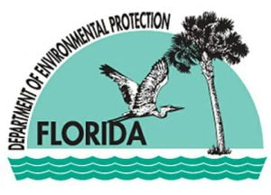 FLDEP logo 1024x1024 In: As Manatees Continue to Die, Water Polluters Must Pay | Our Santa Fe River, Inc. (OSFR) | Protecting the Santa Fe River