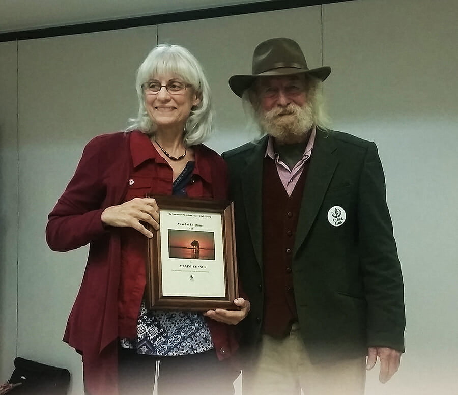 award maxine 2 In: OSFR Members Recognized by Sierra Club | Our Santa Fe River, Inc. (OSFR) | Protecting the Santa Fe River
