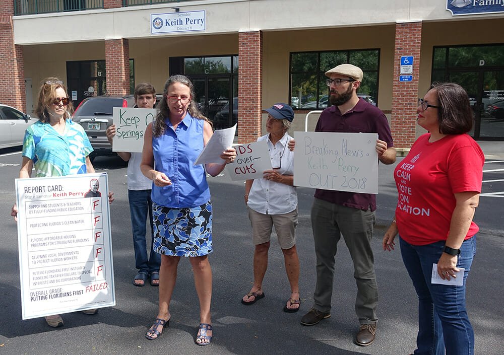 AFLCIO GROUP2 In: Protesters Picket Perry | Our Santa Fe River, Inc. (OSFR) | Protecting the Santa Fe River AFLCIO GROUP2 In: Protesters Picket Perry | Our Santa Fe River, Inc. (OSFR) | Protecting the Santa Fe River