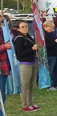 nes rally vicky In: Protest to Nestle Water Grab, part II | Our Santa Fe River, Inc. (OSFR) | Protecting the Santa Fe River