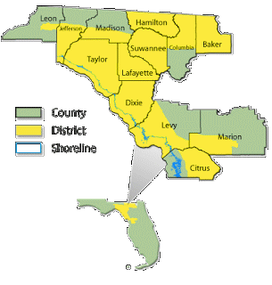 4 20 09+Dean+district+map In: SB 274 Defeated | Our Santa Fe River, Inc. (OSFR) | Protecting the Santa Fe River