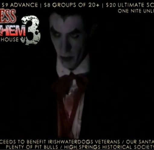 Dracula In: Final Chance, 7:30 - ? Halloween Night, Oct. 31, High Springs Haunt | Our Santa Fe River, Inc. (OSFR) | Protecting the Santa Fe River