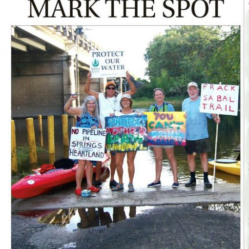 photoLCR In: Santa Fe Kayaktivism Photo in Lake City Reporter | Our Santa Fe River, Inc. (OSFR) | Protecting the Santa Fe River