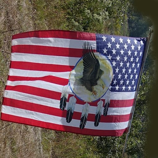 sacredcampflag2 In: Sacred Water Camp Going Strong | Our Santa Fe River, Inc. (OSFR) | Protecting the Santa Fe River