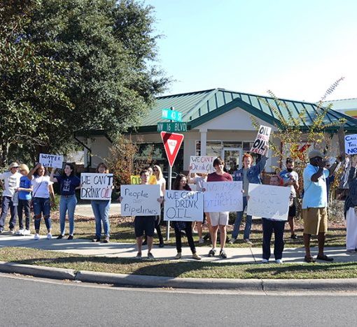 Gvl DAPLgroup2 In: Solidarity With Standing Rock Expressed In Gainesville | Our Santa Fe River, Inc. (OSFR) | Protecting the Santa Fe River
