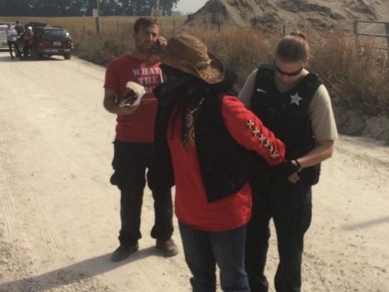 arrests2 In: Protesters Arrested at Sabal Trail Construction Site | Our Santa Fe River, Inc. (OSFR) | Protecting the Santa Fe River