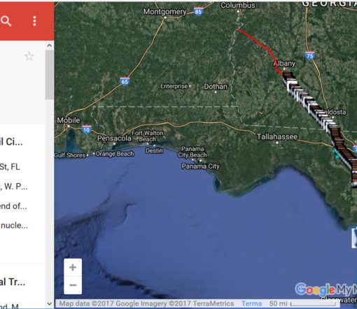 Crystal river oveflight In: I-75 to Withlacoochee (south) River 2017-02-07 | Our Santa Fe River, Inc. (OSFR) | Protecting the Santa Fe River