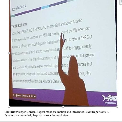riverkeeper resol In: Waterkeeper Alliance Passes Resolution Against FERC | Our Santa Fe River, Inc. (OSFR) | Protecting the Santa Fe River
