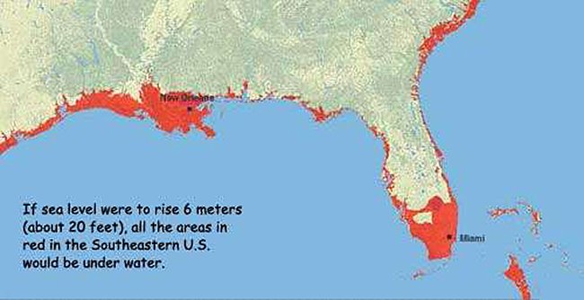 sea level rise via nasa In: Orlando Slated No. 2 Destination | Our Santa Fe River, Inc. (OSFR) | Protecting the Santa Fe River