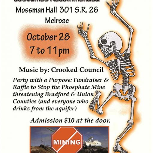 melroseflyer1 In: HALLOWEEN DANCE PARTY STOP THE MINE | Our Santa Fe River, Inc. (OSFR) | Protecting the Santa Fe River