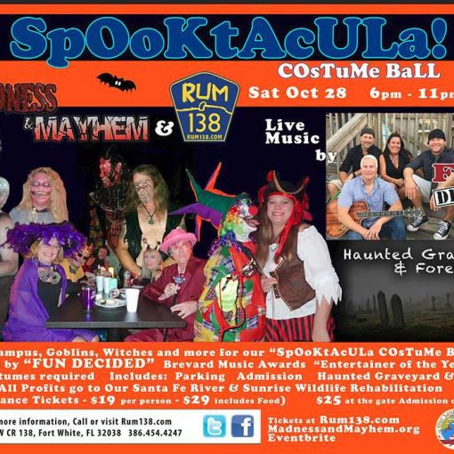 spooktacular In: SPOOKTACULA AT RUM 138 | Our Santa Fe River, Inc. (OSFR) | Protecting the Santa Fe River
