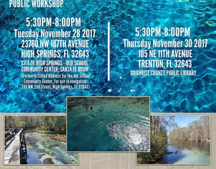 Gilchrist Blue In: Help Determine the Direction Our Park Takes | Our Santa Fe River, Inc. (OSFR) | Protecting the Santa Fe River
