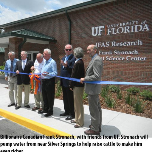 stronach 1 In: Florida Dispenses Its Water | Our Santa Fe River, Inc. (OSFR) | Protecting the Santa Fe River