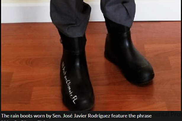 rodruiguez boots In: Boots And A Bill: How A State Senator Aims To Unify Florida On Sea-Level Rise Projections | Our Santa Fe River, Inc. (OSFR) | Protecting the Santa Fe River