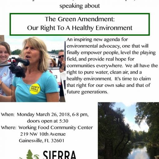 van Rossum event In: Maya van Rossum, Delaware Riverkeeper, Speaks on Environment | Our Santa Fe River, Inc. (OSFR) | Protecting the Santa Fe River
