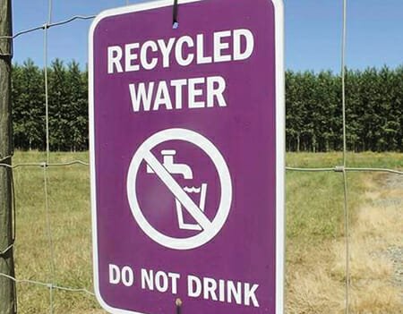 recycled water signFI In: Letter: Say no to drinking poopy water | Our Santa Fe River, Inc. (OSFR) | Protecting the Santa Fe River