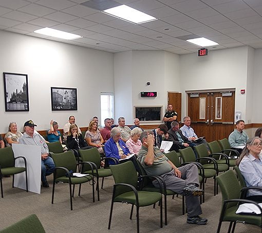 brdfd may7 crowd In: Bradford County Moves On Mine Consultant | Our Santa Fe River, Inc. (OSFR) | Protecting the Santa Fe River
