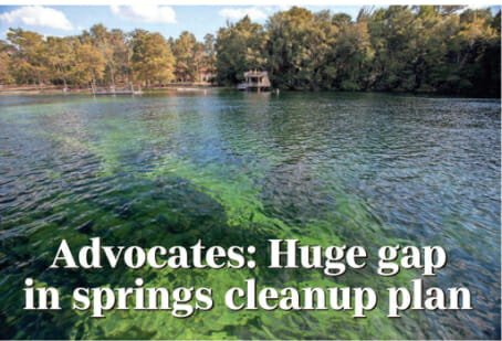 Tallydem In: Advocates: Huge gap in springs cleanup plan | Our Santa Fe River, Inc. (OSFR) | Protecting the Santa Fe River