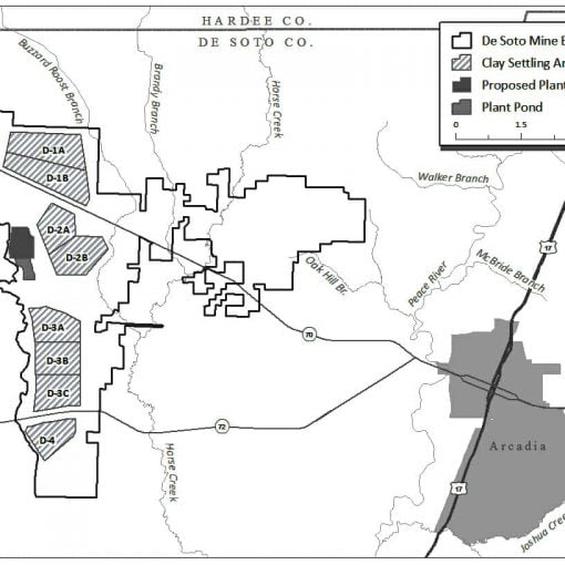 desoto map In: Mosaic Nearly Defeated | Our Santa Fe River, Inc. (OSFR) | Protecting the Santa Fe River