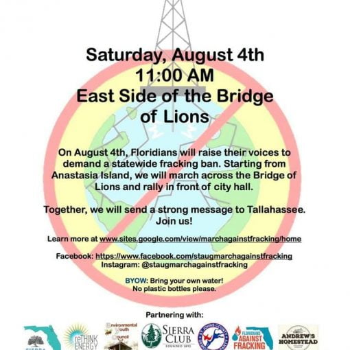 banfrackmarch In: St. Augustine March Against Fracking | Our Santa Fe River, Inc. (OSFR) | Protecting the Santa Fe River