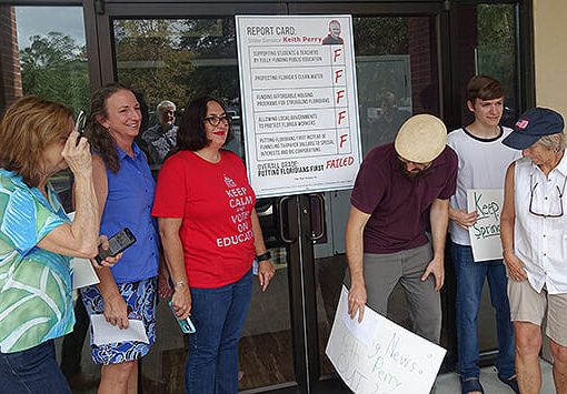 AFLCIO GROUP In: Protesters Picket Perry | Our Santa Fe River, Inc. (OSFR) | Protecting the Santa Fe River