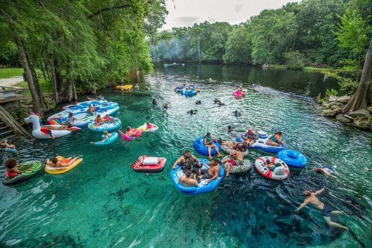 GinnieSpringsMoran 768x512 1 In:  Ginnie Springs and Seven Springs Water Company: Profit ahead of the public good? | Our Santa Fe River, Inc. (OSFR) | Protecting the Santa Fe River