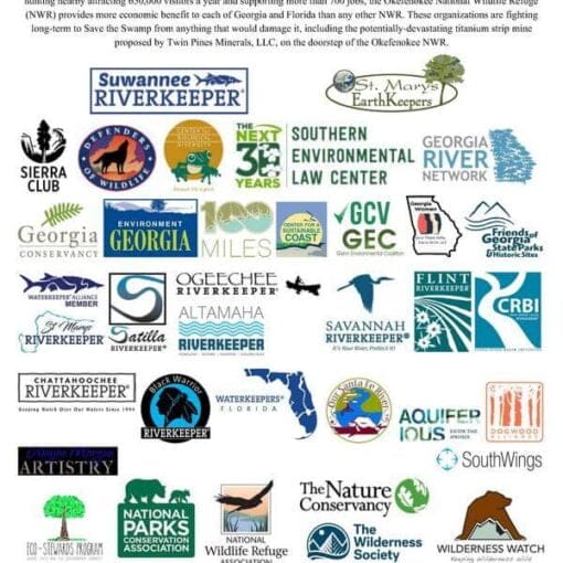 Quarterman post may10 logo pic In: Public Comment to the Army Corps against mining near the Okefenokee Swamp: May 13, 2020, 2-5 pm | Our Santa Fe River, Inc. (OSFR) | Protecting the Santa Fe River