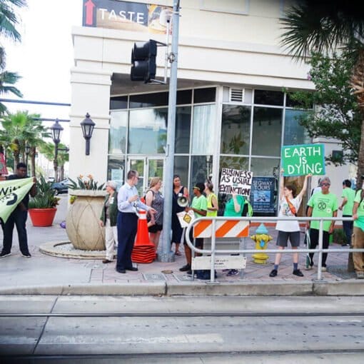 protestors tpa toll rds meeting In: Public tells state to slow down on controversial toll roads | Our Santa Fe River, Inc. (OSFR) | Protecting the Santa Fe River