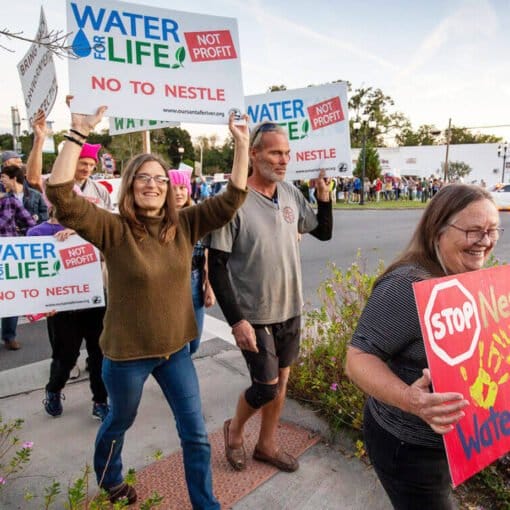 HS rally John Moran 3 In: Judge rules on Nestle Permit | Our Santa Fe River, Inc. (OSFR) | Protecting the Santa Fe River