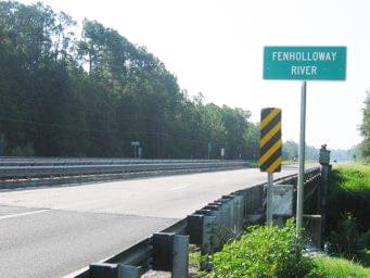 fenholloway river roadsign at bridge usgs1 e1609974168145 In: FL sacrificed a river to get paper mill jobs. The deal really stunk.-- | Our Santa Fe River, Inc. (OSFR) | Protecting the Santa Fe River