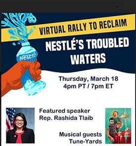 Nestle Rally mar 18FI In: Virtual Nestle Rally, Thursday March 18, 2021 at 7 pm. | Our Santa Fe River, Inc. (OSFR) | Protecting the Santa Fe River