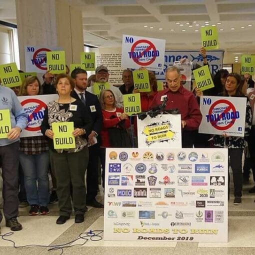 tollroads coalition mike 1 In: Oppose the Toll Road, Inverness March 15, 2022, 5:30 pm | Our Santa Fe River, Inc. (OSFR) | Protecting the Santa Fe River