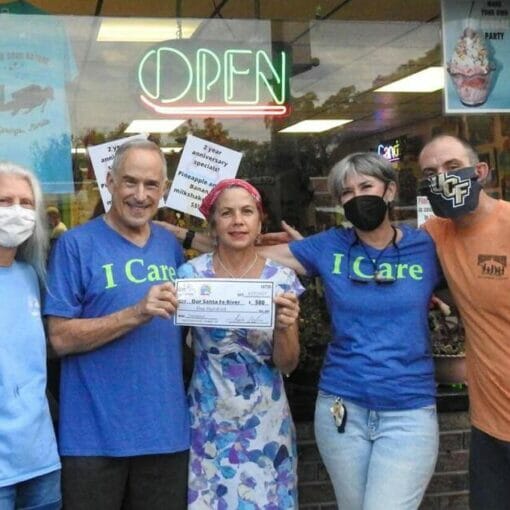 Bambi and Board In: High Springs Businesses Raise Funds for Our Santa Fe River | Our Santa Fe River, Inc. (OSFR) | Protecting the Santa Fe River