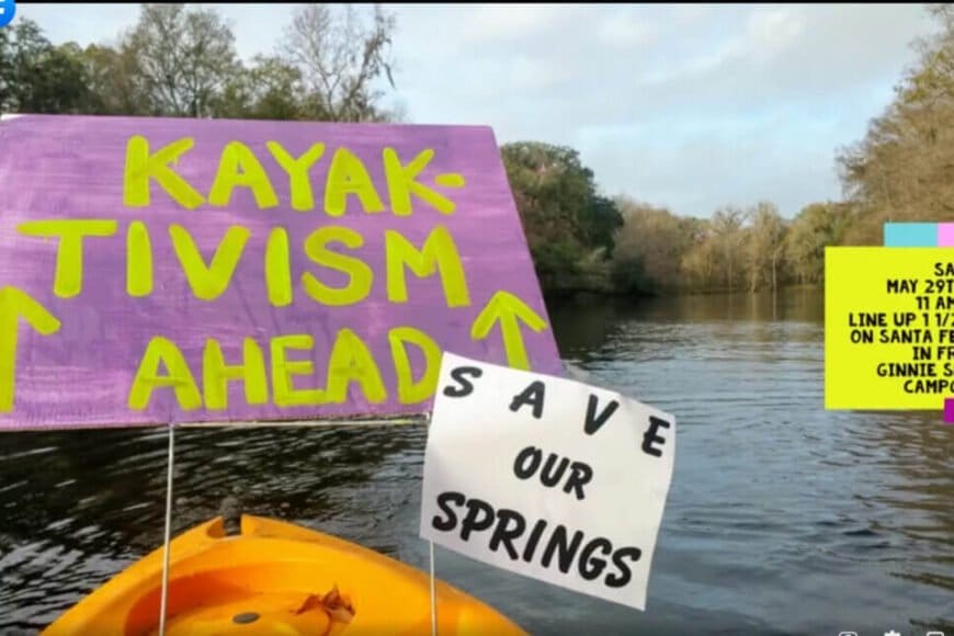 GinnierallyMMJ2 In: HELP THE SANTA FE RIVER: Kayaktivism event Sat. May 29, 2021, 11 - 2 o'clock | Our Santa Fe River, Inc. (OSFR) | Protecting the Santa Fe River