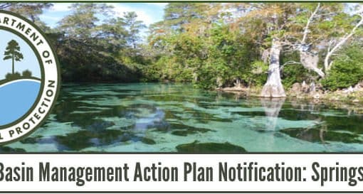 DEP BMAPS logo In: (BMAPs) public webinar is scheduled for 1 p.m. on July 14, 2021. | Our Santa Fe River, Inc. (OSFR) | Protecting the Santa Fe River