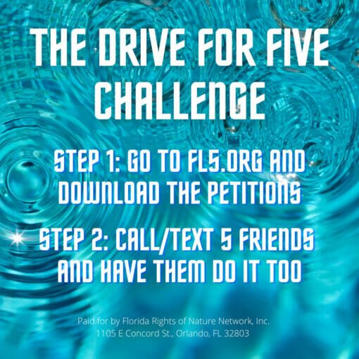 fla5logo In: Drive for Five Challenge to Save Our Water | Our Santa Fe River, Inc. (OSFR) | Protecting the Santa Fe River