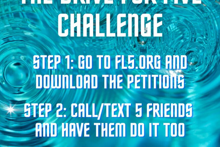 fla5logo In: Drive for Five Challenge to Save Our Water | Our Santa Fe River, Inc. (OSFR) | Protecting the Santa Fe River