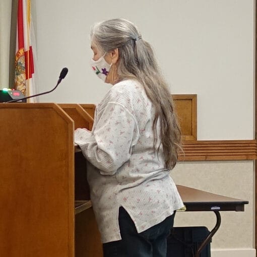 BradFeb7Carol In: Bradford Commissioners and Crew Remain Silent | Our Santa Fe River, Inc. (OSFR) | Protecting the Santa Fe River