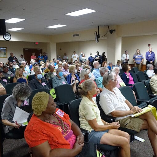 InvernessMay24crowd In: Citrus County BOCC Values Its Rural Environment | Our Santa Fe River, Inc. (OSFR) | Protecting the Santa Fe River