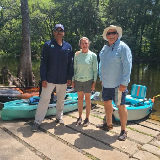 merrilleepaddledep1 In: DEP Learns About the Santa Fe River | Our Santa Fe River, Inc. (OSFR) | Protecting the Santa Fe River