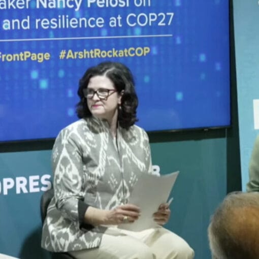 CastorScreenshot 2022 11 10 at 06.31.05 1536x733 1 In: At U.N. Conference, Pelosi, Castor Tout ‘Real Concrete Action’ on Billions of Climate Projects | Our Santa Fe River, Inc. (OSFR) | Protecting the Santa Fe River