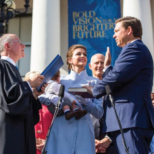 desantis inauguration In: The "Master of Greenwash" Ron the Con | Our Santa Fe River, Inc. (OSFR) | Protecting the Santa Fe River