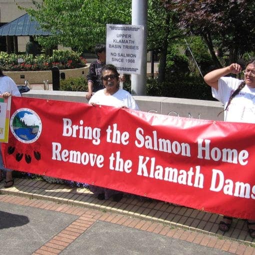 Klamath tribes dam removal demoCC In: If They Can Do It, We Can Do It | Our Santa Fe River, Inc. (OSFR) | Protecting the Santa Fe River