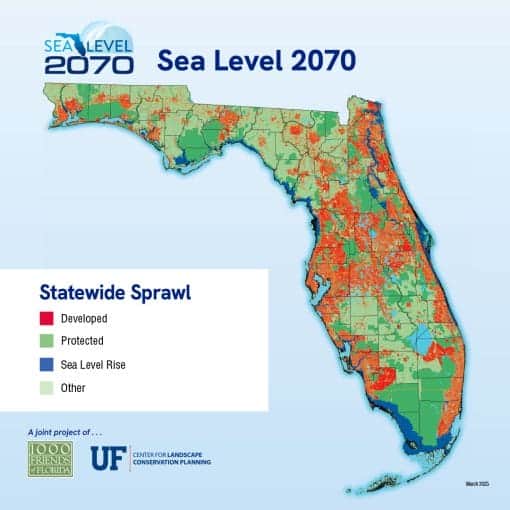 sprawlUF In: Sea Level Rise and Sprawl Mean More Floridians On Increasingly Less Land | Our Santa Fe River, Inc. (OSFR) | Protecting the Santa Fe River