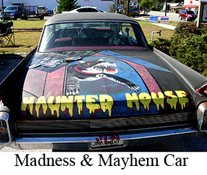 HauntCar1featured copy copy In: Madness & Mayhem In Full Swing- Dates Left Are Sat. Oct 25, Fri. Oct. 31, 7:30-10:00 PM | Our Santa Fe River, Inc. (OSFR) | Protecting the Santa Fe River