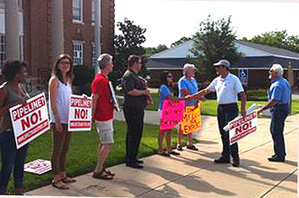 LEESBURG FEAT IMAGE1 In: Protest Today, Tuesday, Oct. 21, Against Sabal Trail Pipeline, Jasper, FL | Our Santa Fe River, Inc. (OSFR) | Protecting the Santa Fe River